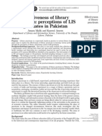 Effectiveness of Library Practicum: Perceptions of LIS Graduates in Pakistan