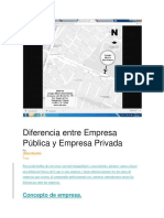 Diferencia Entre Empresa Pública y Empresa Privada