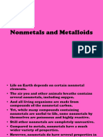Nonmetal and Metalloid