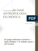 Antropologia Filosófica Introdução Geral