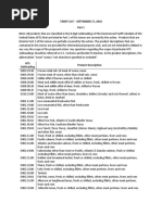 Round 2 Chinese Tariffs - List of Products Sectors Items