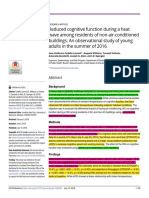 Reduced Cognitive Function During A Heat Wave Among Residents of Non-Air-conditioned Buildings