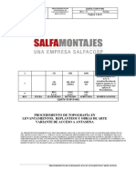 Procedimiento topografía levantamientos