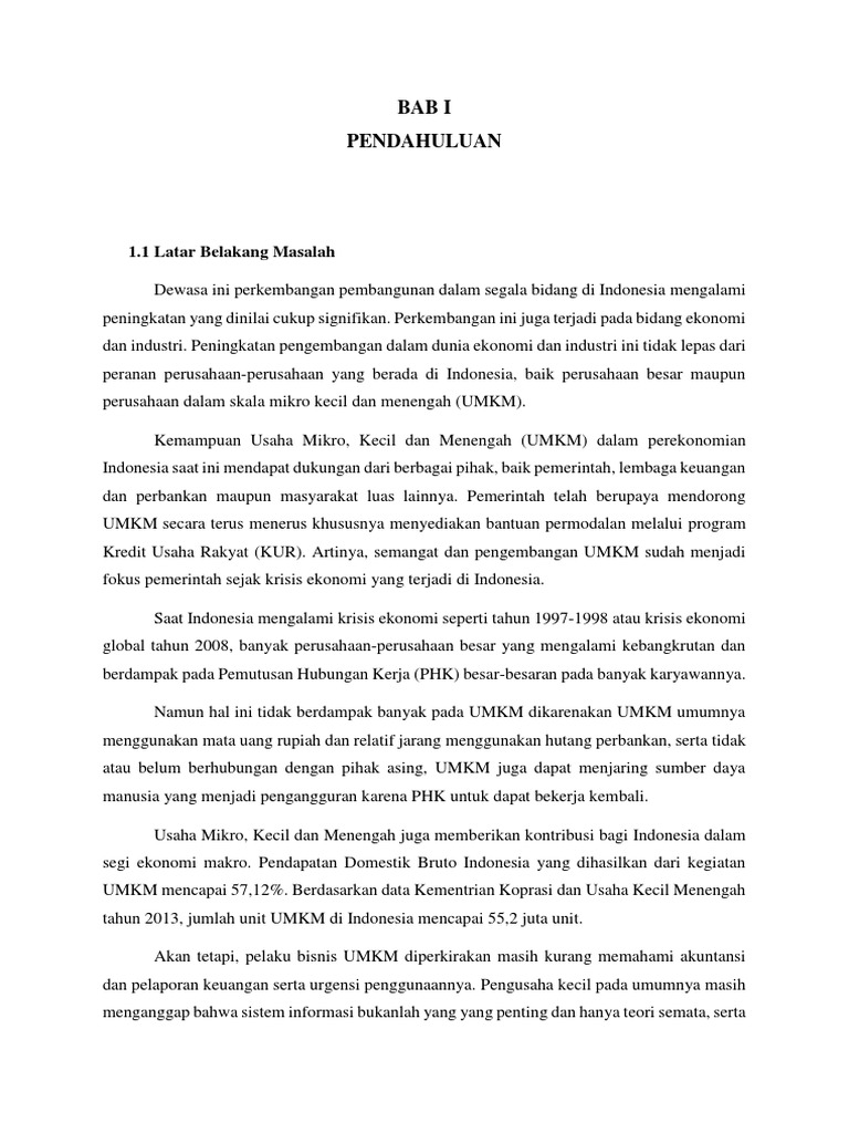 Bab I Pendahuluan 1 1 Latar Belakang Masalah