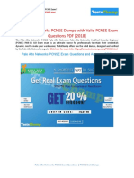 Updated PCNSE Dumps Tips To Pass PDF
