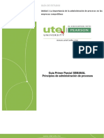 Guía de estudio para la administración de procesos en empresas