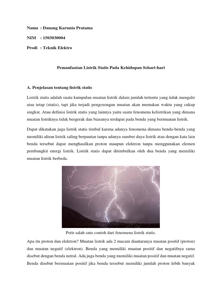 Paper Pemanfaatan Listrik Statis