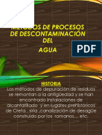 1.1 Definición, historia, agentes contaminantes, métodos del proceso de descontaminación del agua..pptx