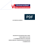 Clasificación de Las Fuentes Del Derecho