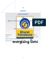 A Group Assignment ON Bharat Petroleum Corporation Limited (BPCL)