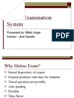 Online Exam System Presentation