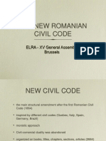 New Romanian Civil Code