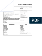 Pilihan Menu Konsumsi Residensi
