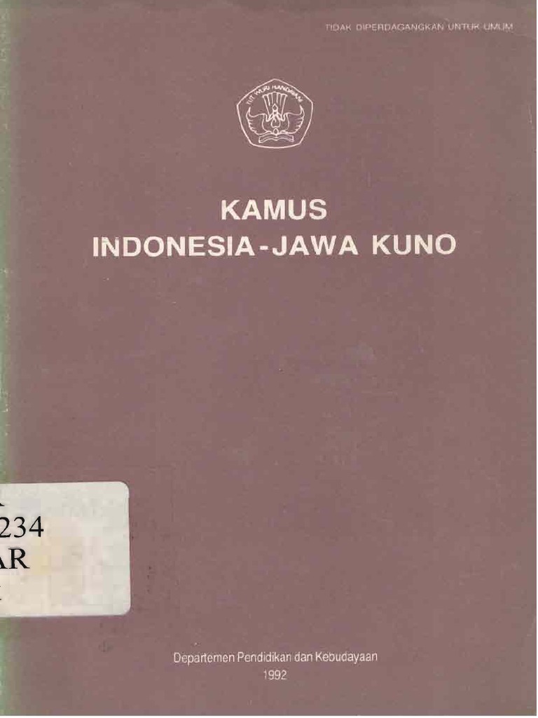 Kamus Indonesia Jawa Kuno 183h