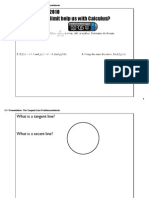 Lesson 2.1 - PDF - The Tangent Line Problem