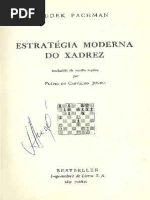 Livro - Estratégia moderna do xadrez do Ludek Pachman.