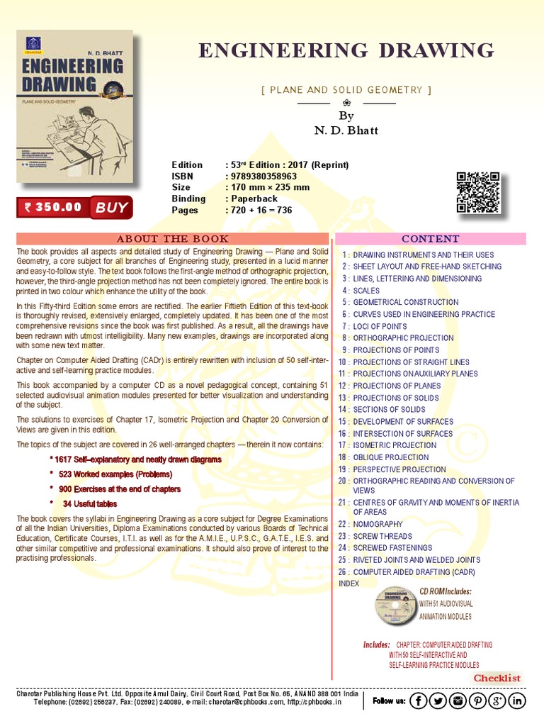 Engineering Drawing PDF | Download Free PDF | Screw | 3 D Computer Graphics