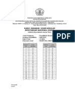 Kunci Jawaban USBN Pendidikan Kewarganegaraan SMP/MTs Tabalong Tahun Pelajaran 2016/2017