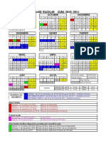 Calendari Escolar 2010-11