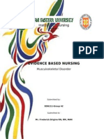 Evidence Based Nursing: Musculoskeletal Disorder