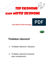 Prinsip Ekonomi