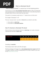 What is a Dominant Chord