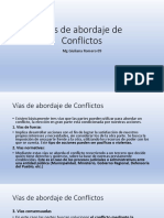 9 Vías de Abordaje de Conflictos