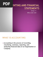 Accounting and Financial Statements