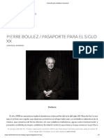 Pierre Boulez _ Artillería Inmanente