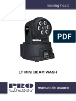 LT Mini Beam Wash - Manual de Usuario