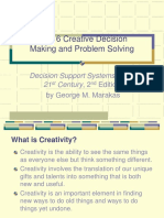 Ch. 16 Creative Decision Making & Problem Solving