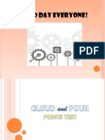 CLOUD AND POUR POINT TEMPERATURES OF PETROLEUM PRODUCTS