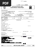 Itani Way Incident Report