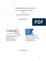 Informe Conjunto Cubalex-Centro Kenndy DDHH para EPU