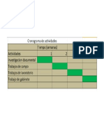 Cronograma de Actividades