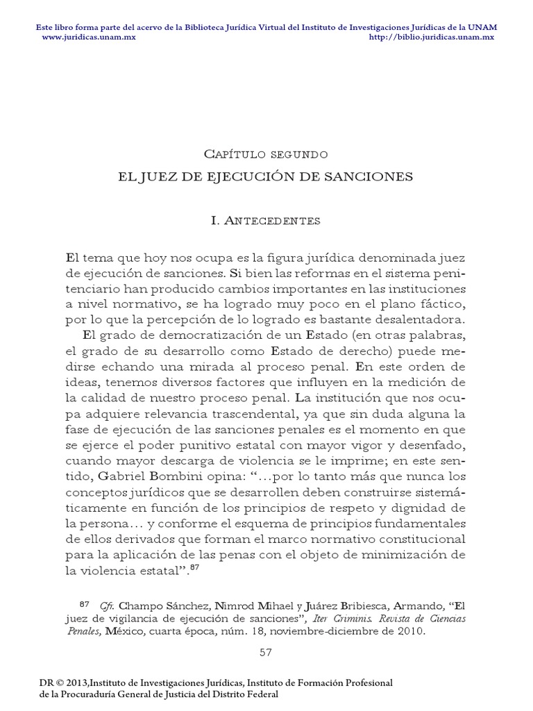 El Juez de Ejecución de Sanciones | PDF | Pena capital | Juez