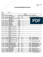 Reporte de Sesiones Programadas para Una Fecha