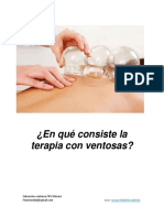 Terapia con ventosas: efectos y aplicación