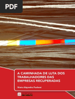 A CAMINHADA DE LUTA DOS TRABALHADORES DAS EMPRESAS RECUPERADAS - Maria Alejandra Paulucci