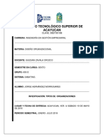 Investigación: Tipos de Organizaciones