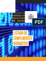 Listado de Cumplimiento Del Rgpd