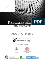 ANAIS Fenomenologia em Debate - UEL 2018