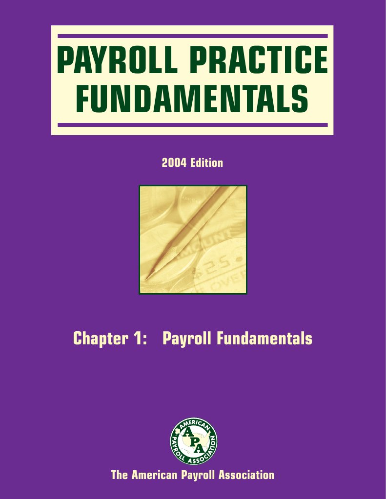 Payroll Practice Fundamentals Chapter 1 Overtime Payroll