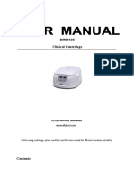 DLAB Centrifuges-Benchtop DM0412S Manual