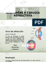 Ametrpías y Cirugía Refractiva1