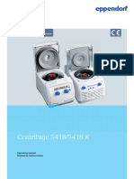 Manual de Instrucciones - Centrifuge 5418 - R
