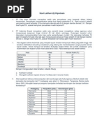 Contoh Soal Analisis Regresi Dan Korelasi 7.2