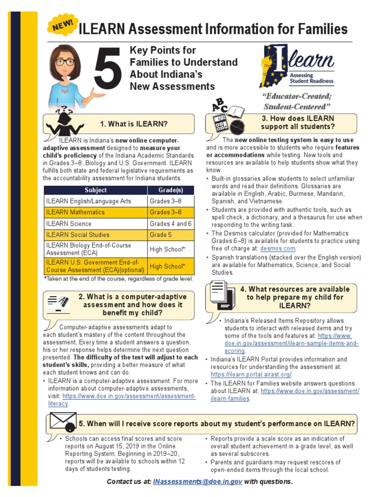 Ilearn Family Brochure Final | PDF | English Language | Educational ...