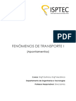 Fenómenos de transporte I - Apontamentos