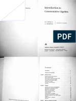 Atiyah McDonald Commutative Algebra